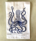 Sea Life Stitched Flour Sack Towel