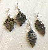 Shell Leaf Earrings
