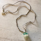 Ocean Glass Pebble Necklace