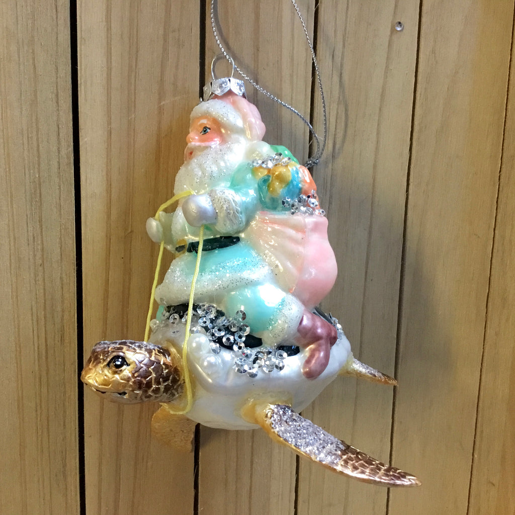 Sea Life Santa Ornament