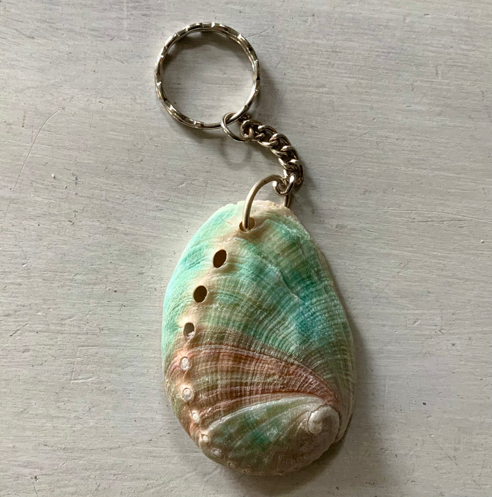 Abalone Shell Keychain