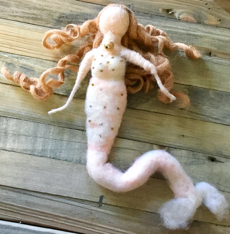 Mermaid Princess Felt Ornament