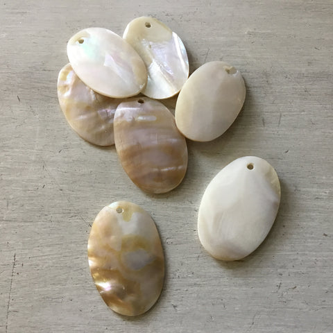 Pearlized Oyster Shell Pendant