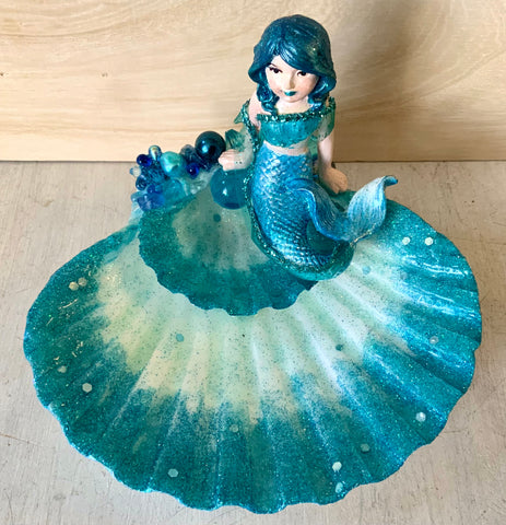 Blue Lagoon Mermaid Jewelry Dish