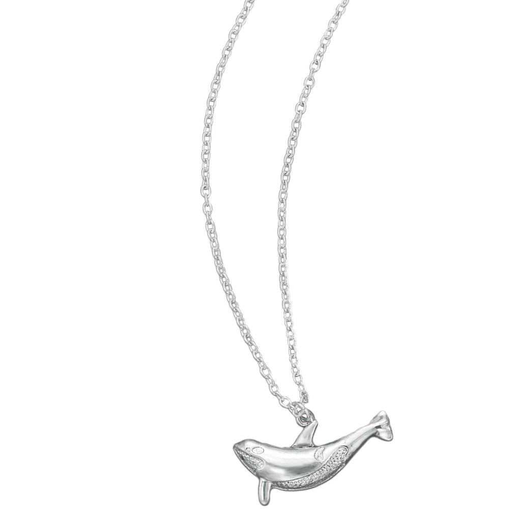 Orca Whale Pendant Necklace