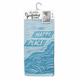 Happy Place Jacquard Towel