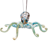 Octopus Glass Art Ornament