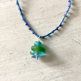 Ocean Glass Pebble Necklace