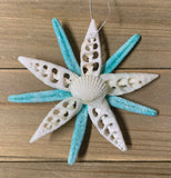 Starfish Shell Star Ornament