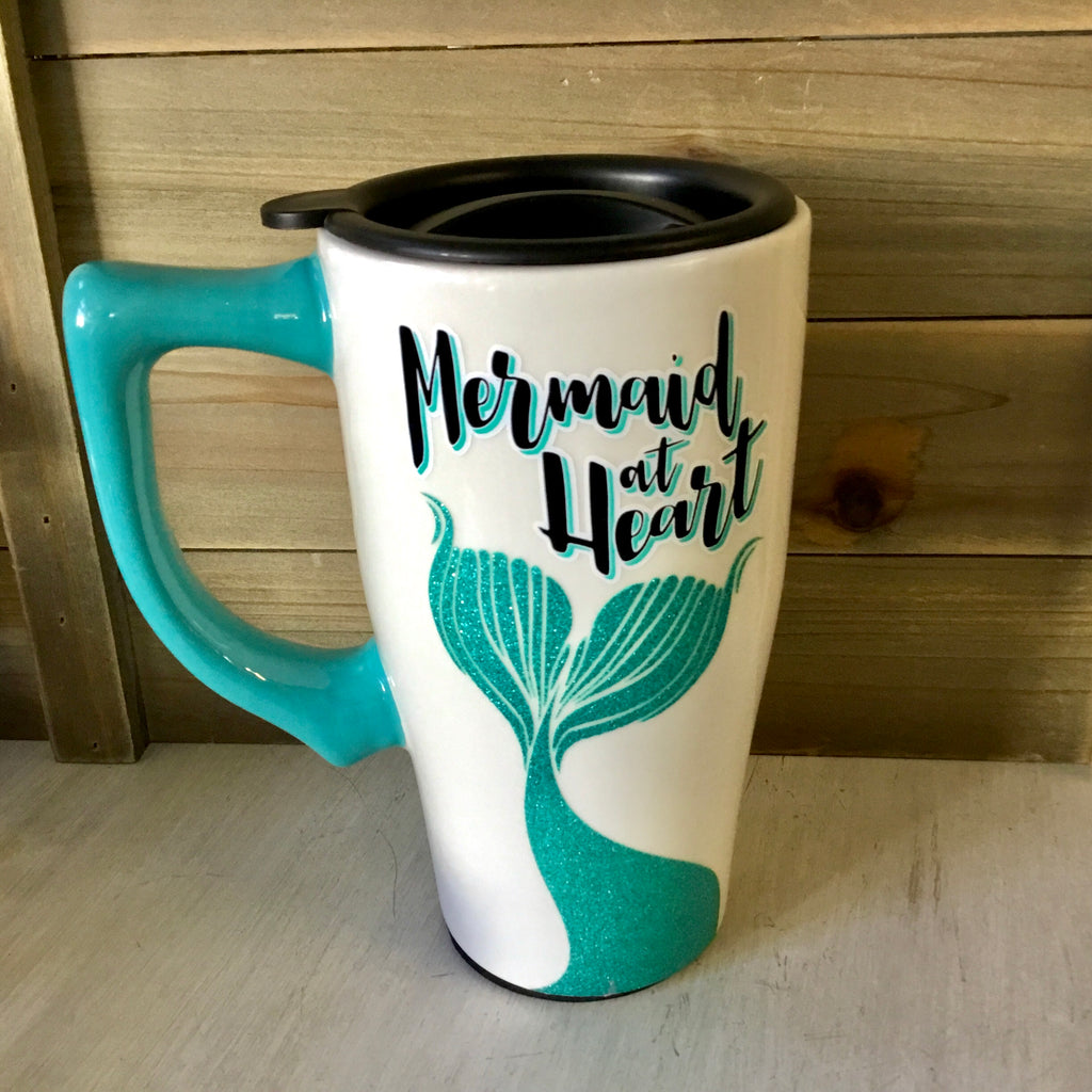 Mermaid at Heart Travel Mug