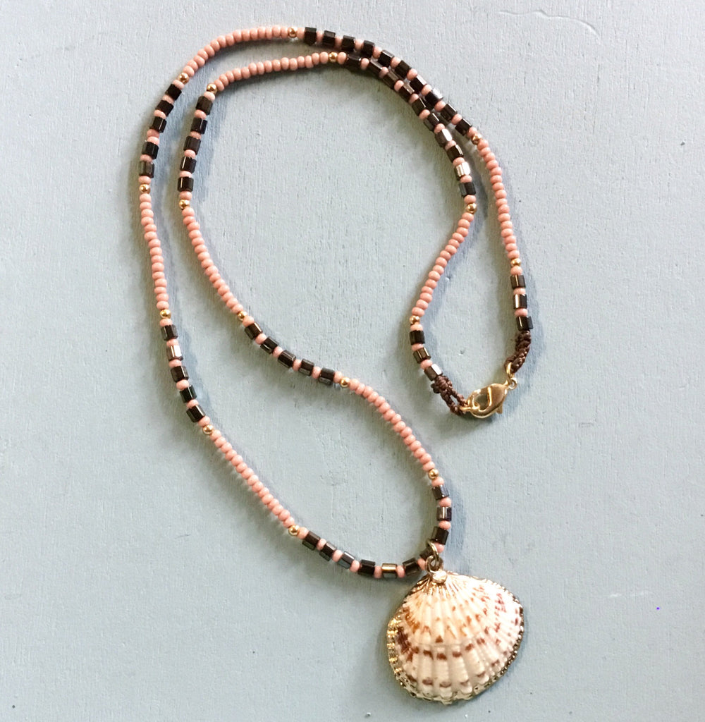 Real Cowrie Shell Necklace | Adjustable String | Puka Shell –  AmazeAccessories