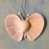 Butterfly Seashell Ornament