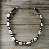 Cowrie Shell Chip Necklace
