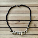 Cowrie Top Beaded Necklace