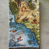 California Themed Tea Towel