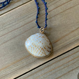 Sea Glass Seashell Necklace