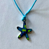 Resin Starfish Cord Necklace