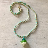 Ocean Glass Pebble Necklace