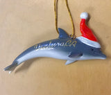 Santa Dolphin Ornament