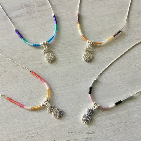 Dainty Colorful Pineapple Anklet