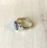 Ocean Stylized Band Ring