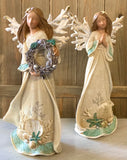 Coral Wing Angel Figurine