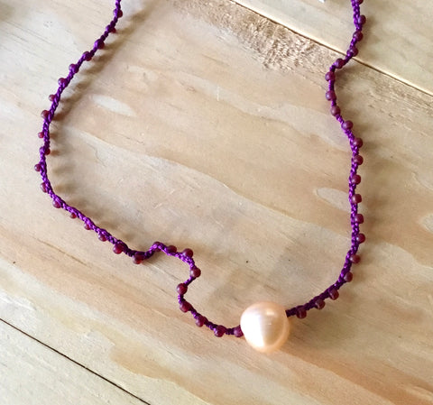 Pearl Beaded Choker