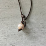 Turtle Seaglass Patina Pearl Necklace
