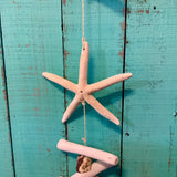 Starfish Shell Driftwood Mobile