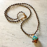 Ocean Glass Pebble Necklace