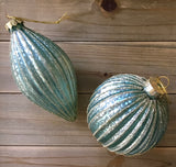 Glitter Glass Bulb Ornament