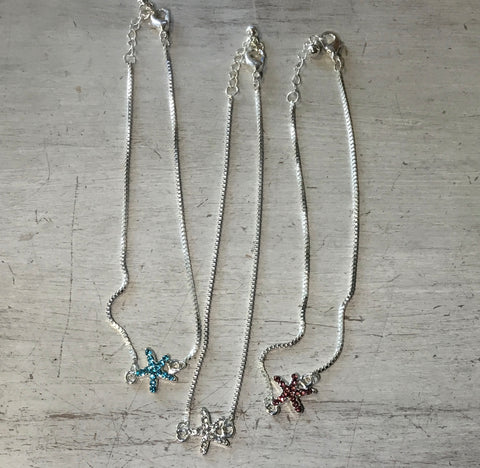 Starfish Jewel Anklet