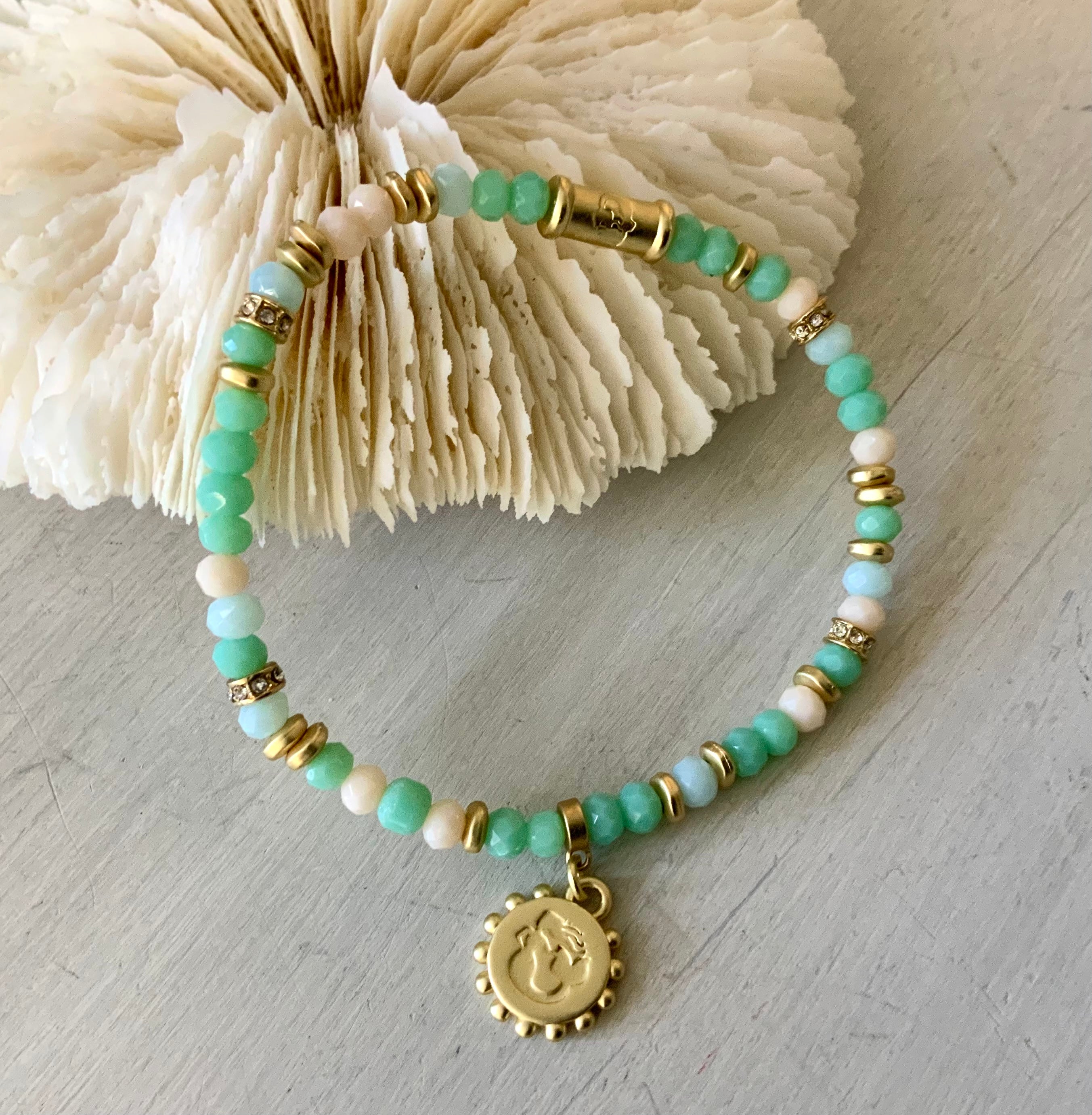Aqua Splash Mermaid Bracelet - Coral Heat Jewelry