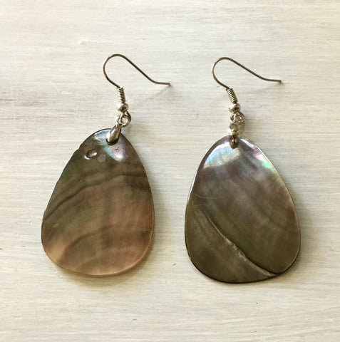 Rounded Tear MOP Earrings