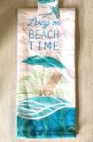 Relax Beach Time Tea Towel