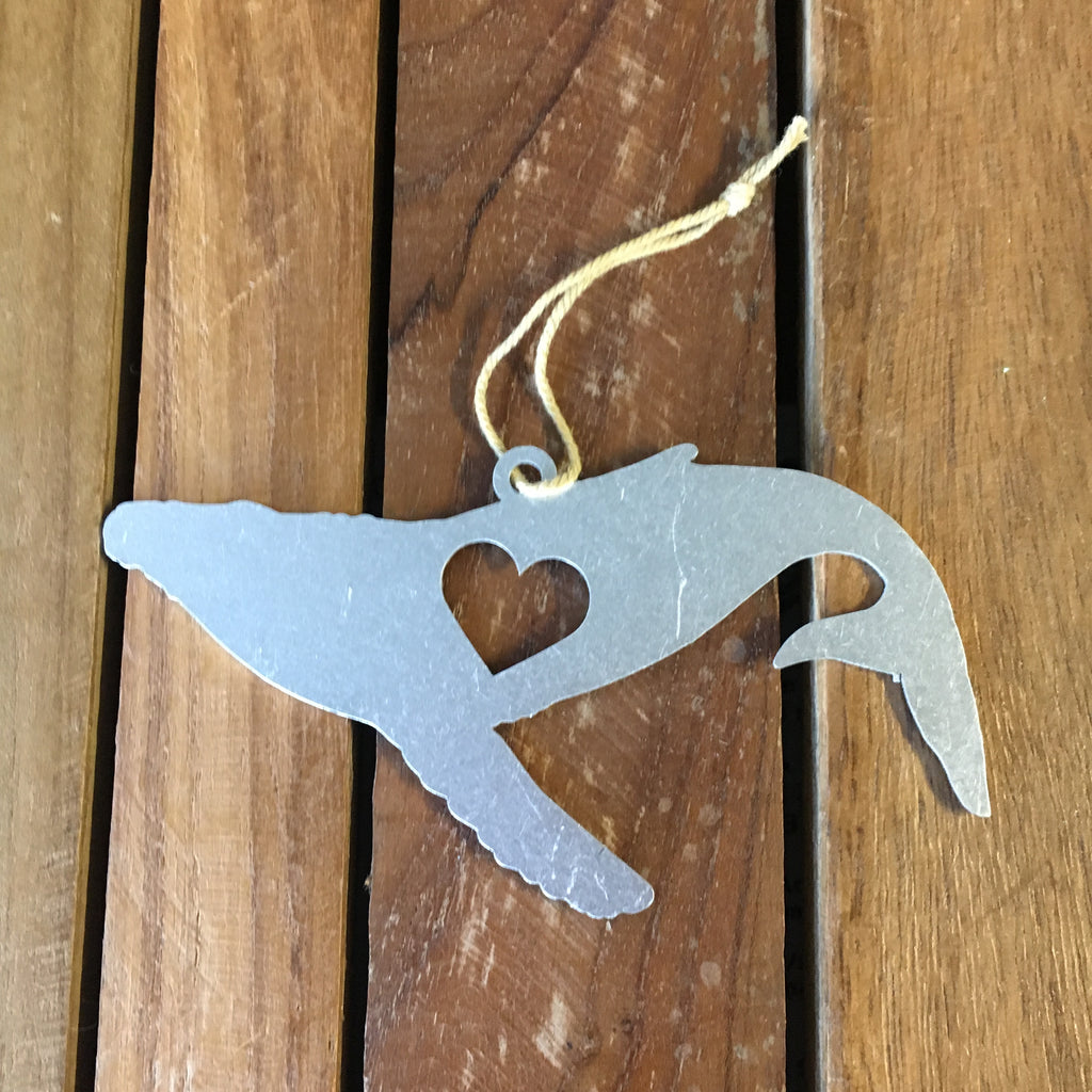 Whale Metal Ornament