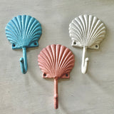 Colorful Scallop Shell Hook