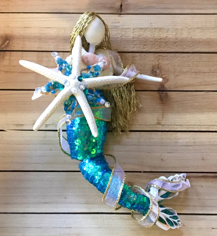 Mermaid Holiday Tree Topper