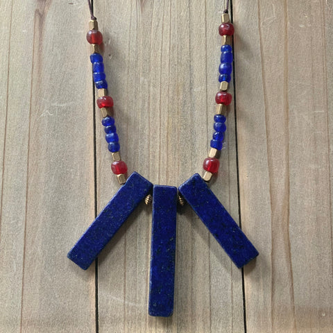 Ocean Blue Lapis Necklace