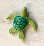 Raku Pottery Mini Turtles