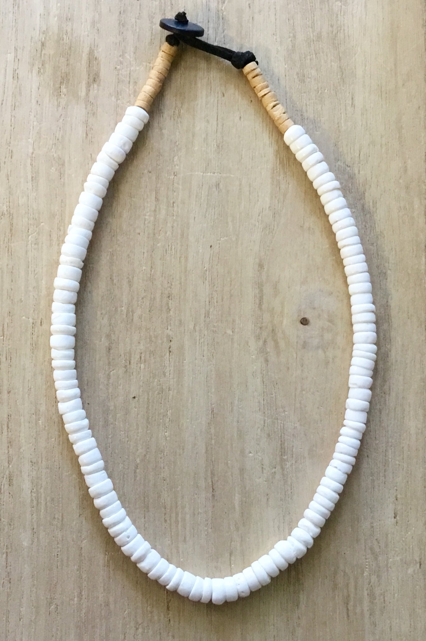 Concha Natural Large Puka Necklace – Tohum Design