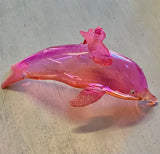 Glitter Glass Dolphin Ornament