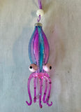Glass Squid Ornament