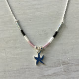 Dainty Colorful Starfish Anklet