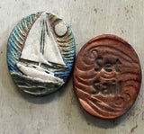 Raku Pottery Medallions
