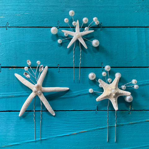 Starfish Pearl Bobby Pin