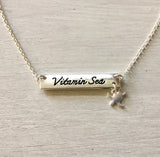 Vitamin Sea Bar Necklace