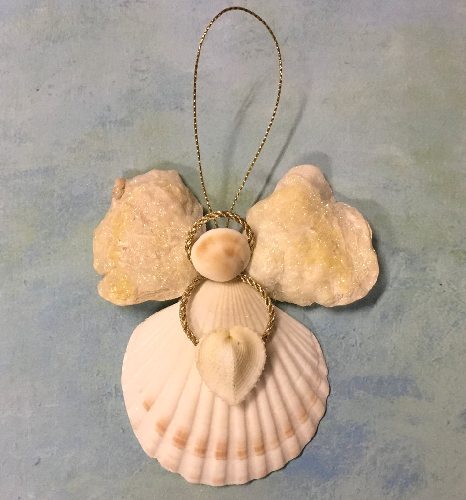 Heart Cockle Angel Ornament