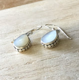 MOP Tear Drop Earrings