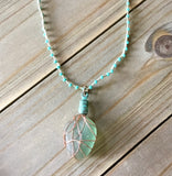 Seafoam Ocean Glass Necklace